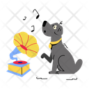 پیش‌نمایش فایل dog-gramophone-9351780 از پک سگ کارتونی / متحرک