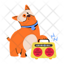 پیش‌نمایش فایل dog-listening-9351746 از پک سگ کارتونی / متحرک