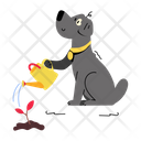 پیش‌نمایش فایل dog-watering-9351821 از پک سگ کارتونی / متحرک
