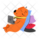 پیش‌نمایش فایل dog-working-9351718 از پک سگ کارتونی / متحرک