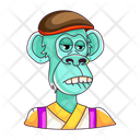 پیش‌نمایش فایل chimpanzee-face-9376201 از پک میمون