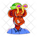 پیش‌نمایش فایل creepy-monkey-9376188 از پک میمون
