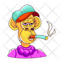 پیش‌نمایش فایل monkey-cigarette-9376175 از پک میمون