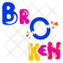 پیش‌نمایش فایل broken-word-9482250 از پک حروف‌نگاری / تایپوگرافی