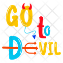 پیش‌نمایش فایل go-to-devil-9482270 از پک حروف‌نگاری / تایپوگرافی