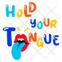 پیش‌نمایش فایل hold-your-tongue-9482211 از پک حروف‌نگاری / تایپوگرافی