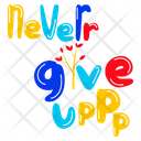 پیش‌نمایش فایل never-give-up-9482187 از پک حروف‌نگاری / تایپوگرافی