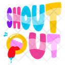 پیش‌نمایش فایل shout-out-9482271 از پک حروف‌نگاری / تایپوگرافی