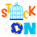 پیش‌نمایش فایل stuck-on-9482267 از پک حروف‌نگاری / تایپوگرافی