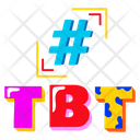 پیش‌نمایش فایل tbt-hashtag-9482233 از پک حروف‌نگاری / تایپوگرافی
