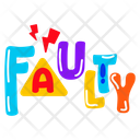 پیش‌نمایش فایل faulty-9510315 از پک حروف‌نگاری / تایپوگرافی