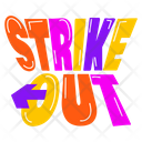 پیش‌نمایش فایل strike-out-9510255 از پک حروف‌نگاری / تایپوگرافی