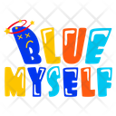 پیش‌نمایش فایل blue-myself-9483769 از پک حروف‌نگاری / تایپوگرافی