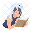 پیش‌نمایش فایل girl-studying-9584537 از پک کتابخانه و کتاب‌خوانی
