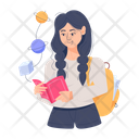پیش‌نمایش فایل girl-studying-9584539 از پک کتابخانه و کتاب‌خوانی