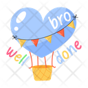 پیش‌نمایش فایل air-balloon-9798634 از پک استیکرهای تبریک