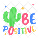 پیش‌نمایش فایل be-positive-9798600 از پک استیکرهای تبریک