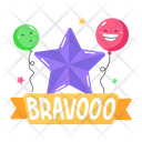 پیش‌نمایش فایل bravo-word-9798587 از پک استیکرهای تبریک