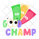 پیش‌نمایش فایل good-champ-9798678 از پک استیکرهای تبریک