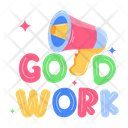 پیش‌نمایش فایل good-work-9798495 از پک استیکرهای تبریک