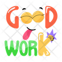 پیش‌نمایش فایل good-work-9798613 از پک استیکرهای تبریک