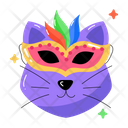 پیش‌نمایش فایل masquerade-cat-9831730 از پک استیکرهای کارناوال ریو