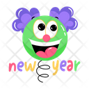 پیش‌نمایش فایل clown-face-9831635 از پک استیکرهای سال نو مبارک