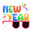 پیش‌نمایش فایل new-year-glasses-9831625 از پک استیکرهای سال نو مبارک