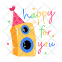 پیش‌نمایش فایل party-speaker-9797824 از پک استیکرهای تولد