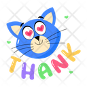 پیش‌نمایش فایل cute-cat-9790055 از پک استیکرهای تشکر