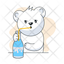 پیش‌نمایش فایل bear-drinking-9975662 از پک صبح بخیر