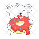 پیش‌نمایش فایل eating-donut-9975708 از پک صبح بخیر