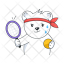 پیش‌نمایش فایل tennis-bear-9975672 از پک صبح بخیر