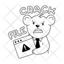 پیش‌نمایش فایل crack-file-10053292 از پک استیکرهای کسب‌وکار