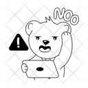پیش‌نمایش فایل system-error-10053307 از پک استیکرهای کسب‌وکار