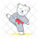 پیش‌نمایش فایل karate-bear-10053743 از پک استیکرهای ورزشی