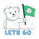 پیش‌نمایش فایل lets-go-10053732 از پک استیکرهای ورزشی