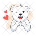 پیش‌نمایش فایل cute-bear-10053980 از پک برچسب‌های عاشقانه