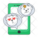 پیش‌نمایش فایل mobile-chat-10053994 از پک برچسب‌های عاشقانه