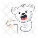 پیش‌نمایش فایل punching-bear-10053987 از پک برچسب‌های عاشقانه