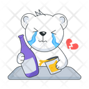 پیش‌نمایش فایل sad-drinking-10053995 از پک برچسب‌های عاشقانه
