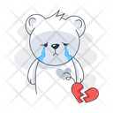 پیش‌نمایش فایل shattered-heart-10053915 از پک برچسب‌های عاشقانه