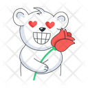 پیش‌نمایش فایل bear-flower-10054032 از پک برچسب‌های عاشقانه