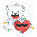 پیش‌نمایش فایل bear-heart-10054062 از پک برچسب‌های عاشقانه