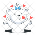 پیش‌نمایش فایل bear-kissing-10054050 از پک برچسب‌های عاشقانه