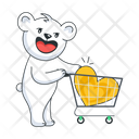 پیش‌نمایش فایل bear-shopping-10054034 از پک برچسب‌های عاشقانه