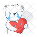 پیش‌نمایش فایل bear-sobbing-10054059 از پک برچسب‌های عاشقانه