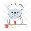 پیش‌نمایش فایل broken-bear-10054044 از پک برچسب‌های عاشقانه