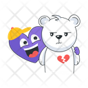 پیش‌نمایش فایل broken-teddy-10054055 از پک برچسب‌های عاشقانه