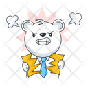 پیش‌نمایش فایل angry-teddy-10053355 از پک استیکرهای کسب‌وکار